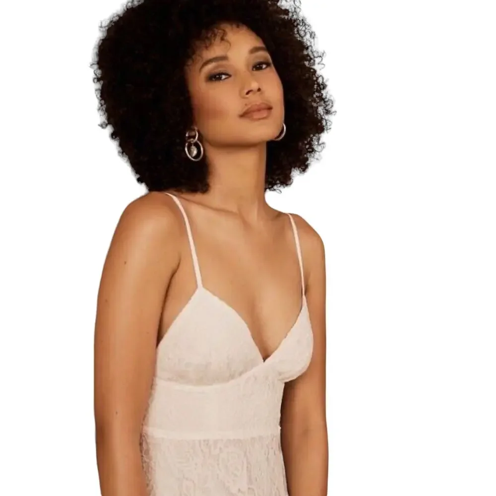 Fame and Partners Charlotte White Maxi Dress Size 2 - Picture 7 of 16